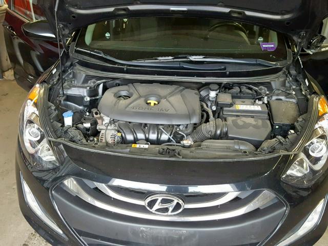 KMHD35LE0DU043275 - 2013 HYUNDAI ELANTRA GT BLACK photo 7