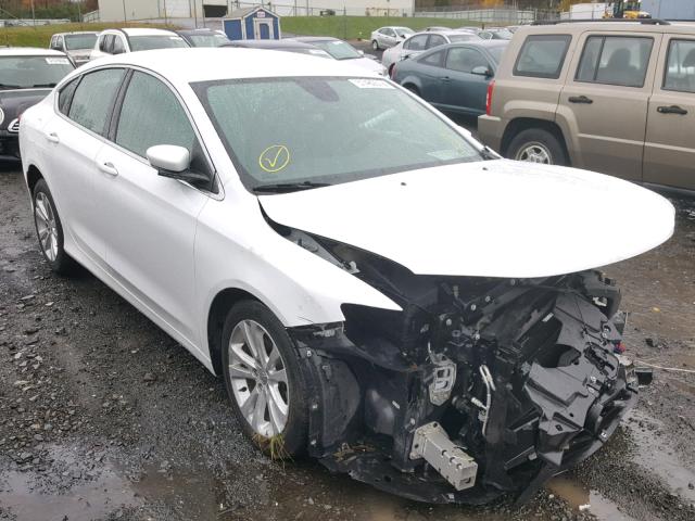 1C3CCCAG3GN141289 - 2016 CHRYSLER 200 LIMITE WHITE photo 1