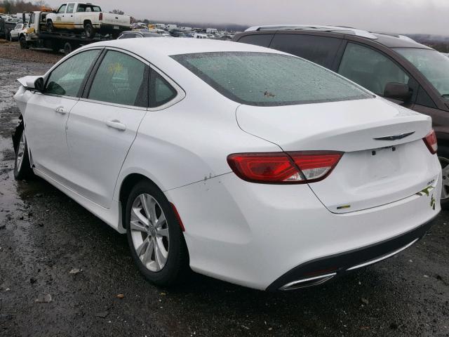 1C3CCCAG3GN141289 - 2016 CHRYSLER 200 LIMITE WHITE photo 3