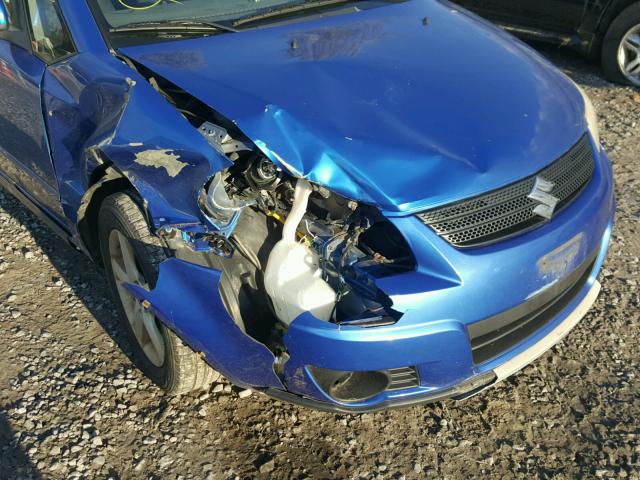 JS2YB413275100357 - 2007 SUZUKI SX4 BLUE photo 9