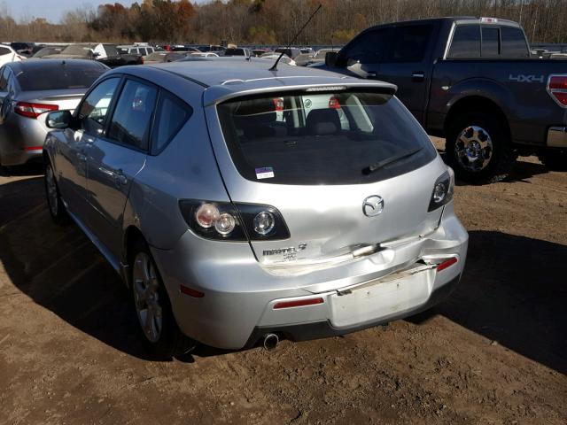 JM1BK143571616021 - 2007 MAZDA 3 HATCHBAC GRAY photo 3