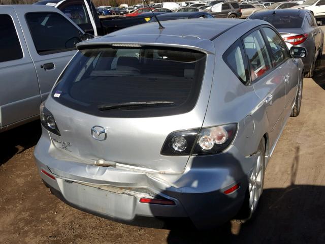 JM1BK143571616021 - 2007 MAZDA 3 HATCHBAC GRAY photo 4