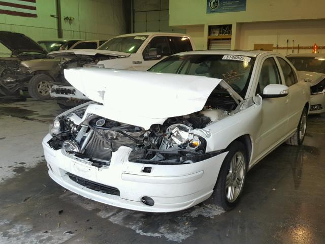 YV1RS592882686625 - 2008 VOLVO S60 2.5T WHITE photo 2