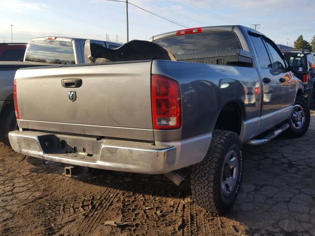 1D7KS28D25J509469 - 2005 DODGE RAM 2500 S SILVER photo 4