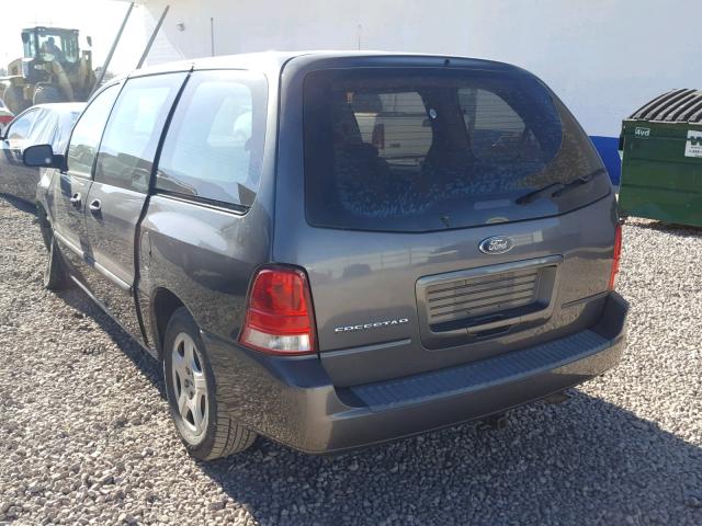 2FMZA50685BA08483 - 2005 FORD FREESTAR S GRAY photo 3