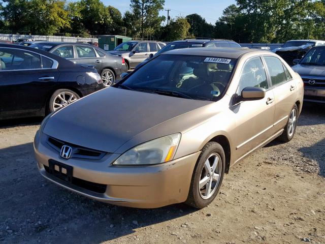 1HGCM56693A135116 - 2003 HONDA ACCORD EX GOLD photo 2