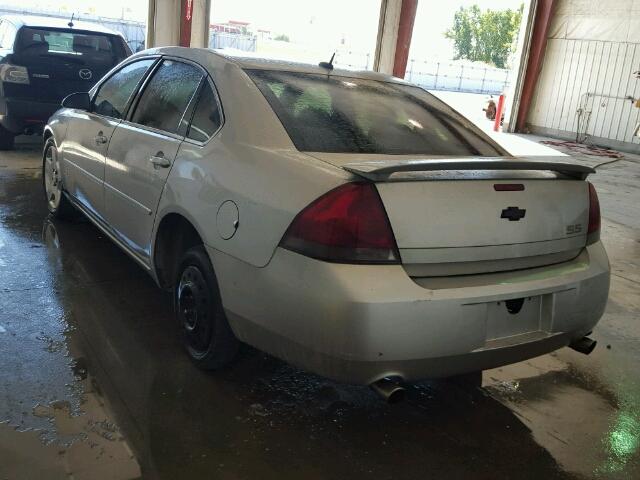 2G1WD58C069396254 - 2006 CHEVROLET IMPALA SUP ვერცხლისფერი ფოტო 3