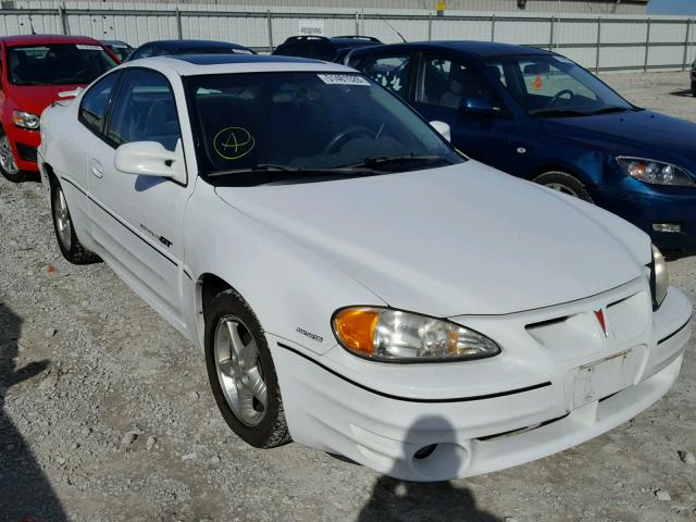 1G2NV12E2YM780100 - 2000 PONTIAC GRAND AM G WHITE photo 1