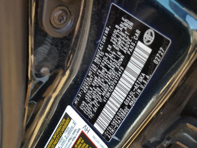 4T1BK1EB7FU173479 - 2015 TOYOTA AVALON XLE 蓝色 照片 10