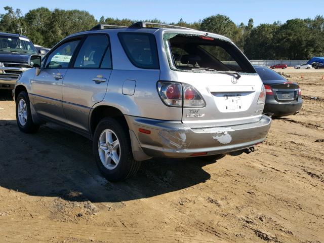 JTJGF10U910089734 - 2001 LEXUS RX 300 CREAM photo 3