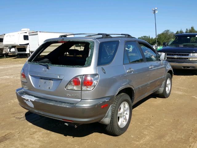 JTJGF10U910089734 - 2001 LEXUS RX 300 CREAM photo 4