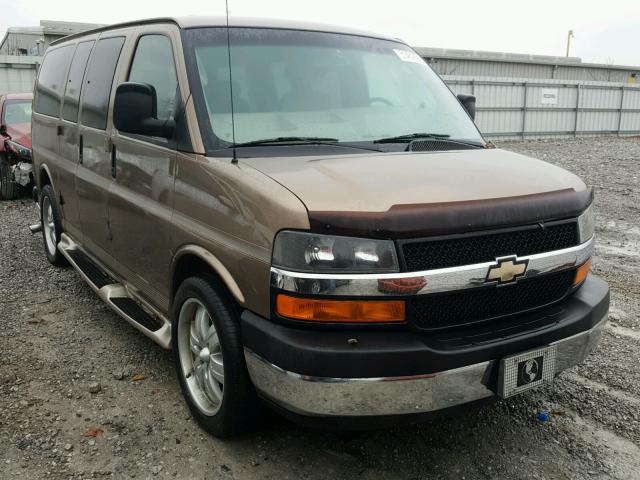 1GBFG15T541154707 - 2004 CHEVROLET EXPRESS G1 BROWN photo 1