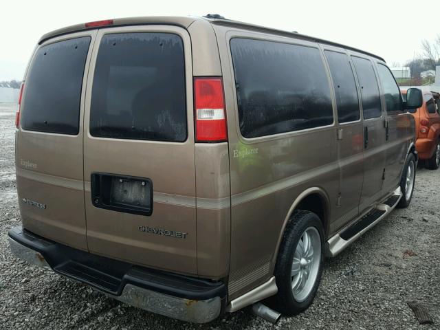 1GBFG15T541154707 - 2004 CHEVROLET EXPRESS G1 BROWN photo 4