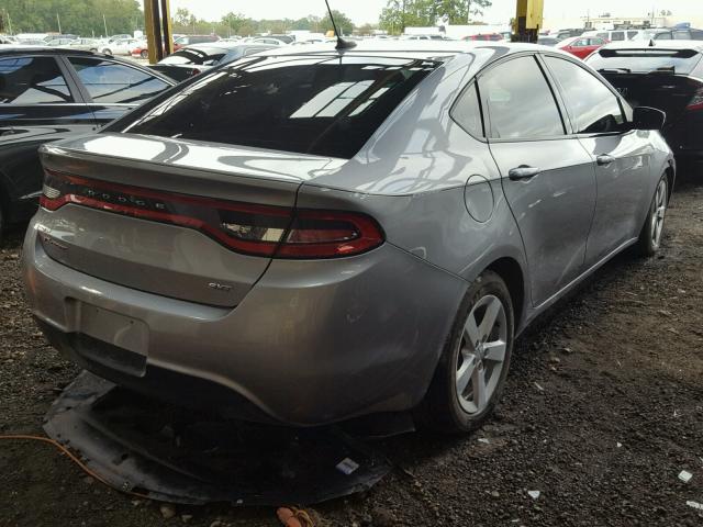 1C3CDFBB8FD286513 - 2015 DODGE DART SXT SILVER photo 4