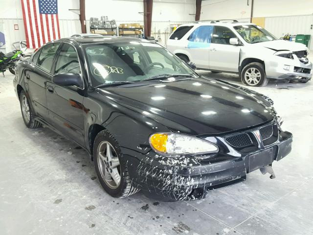 1G2NF52EX4M522504 - 2004 PONTIAC GRAND AM S BLACK photo 1