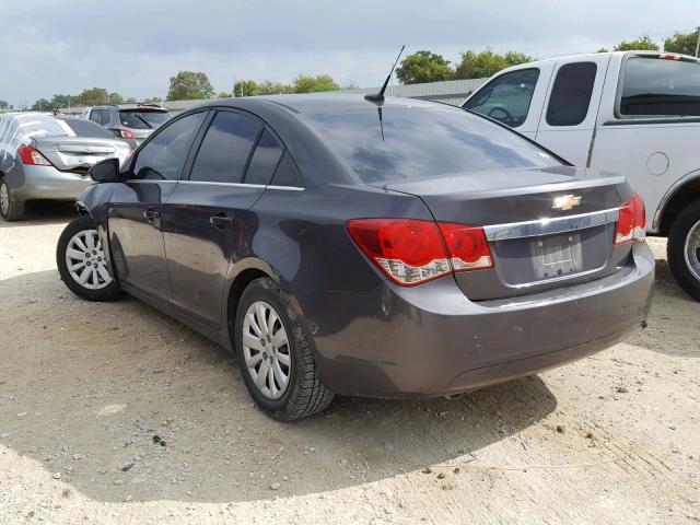 1G1PC5SH0B7120034 - 2011 CHEVROLET CRUZE LS GRAY photo 3