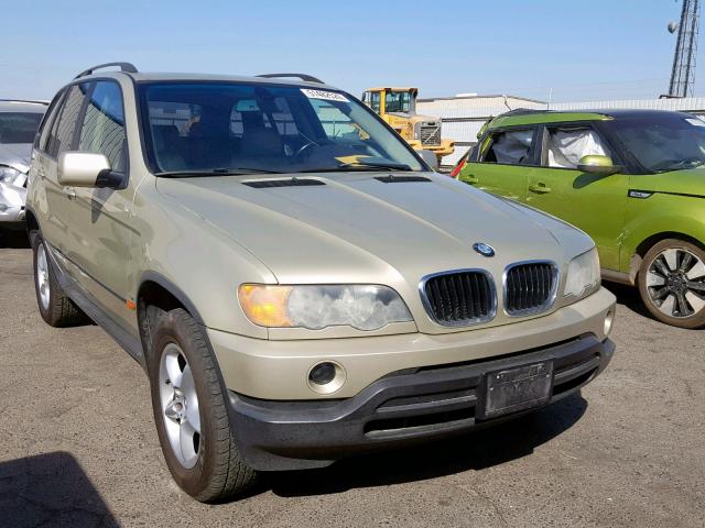 5UXFA535X2LP34219 - 2002 BMW X5 3.0I TAN photo 1