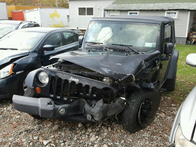 1J4AA2D17AL175209 - 2010 JEEP WRANGLER S BLACK photo 2