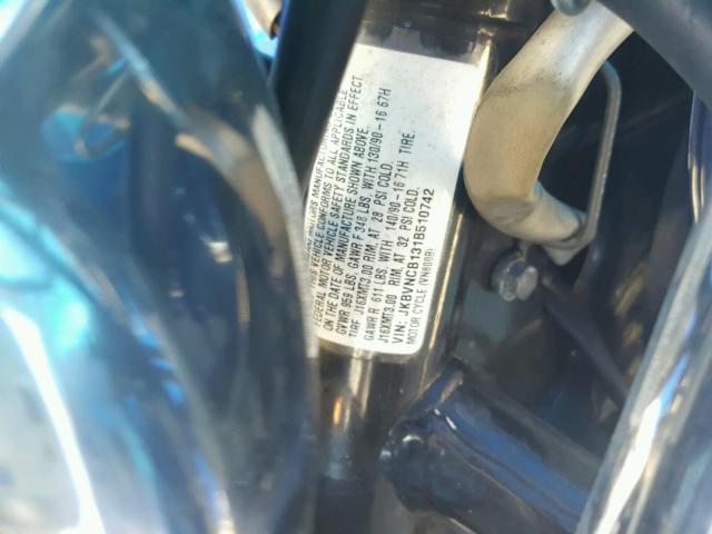 JKBVNCB131B510742 - 2001 KAWASAKI VN800 B BLUE photo 10