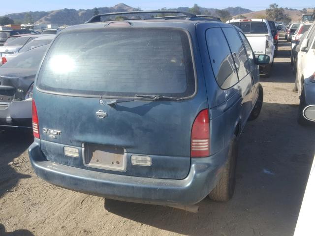 4N2DN1112VD849897 - 1997 NISSAN QUEST XE GREEN photo 4