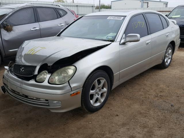 JT8BD69S910123106 - 2001 LEXUS GS 300 SILVER photo 2