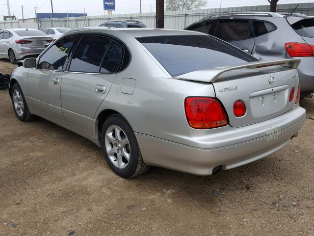 JT8BD69S910123106 - 2001 LEXUS GS 300 SILVER photo 3