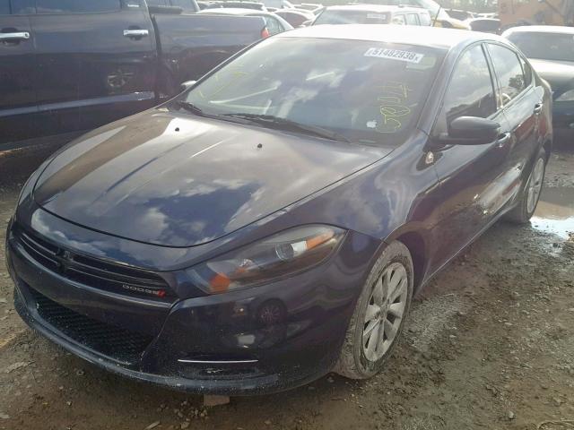 1C3CDFBB0ED902378 - 2014 DODGE DART SXT BLACK photo 2