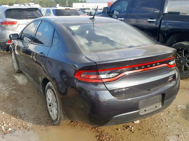 1C3CDFBB0ED902378 - 2014 DODGE DART SXT BLACK photo 3