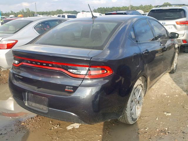 1C3CDFBB0ED902378 - 2014 DODGE DART SXT BLACK photo 4