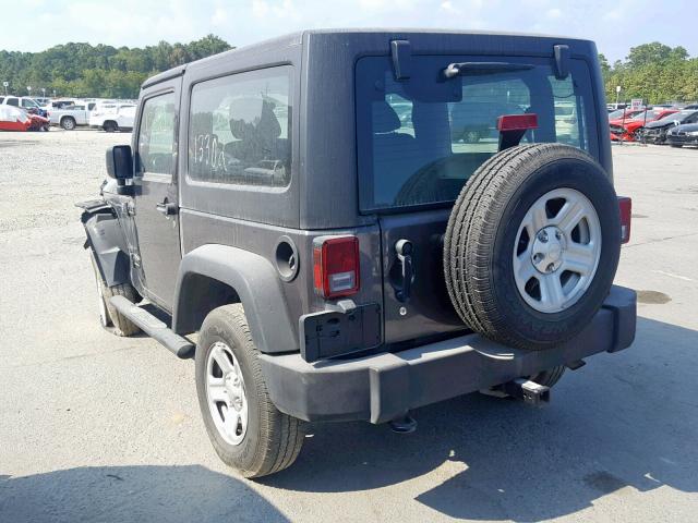 1C4AJWAG2GL141550 - 2016 JEEP WRANGLER S GRAY photo 3