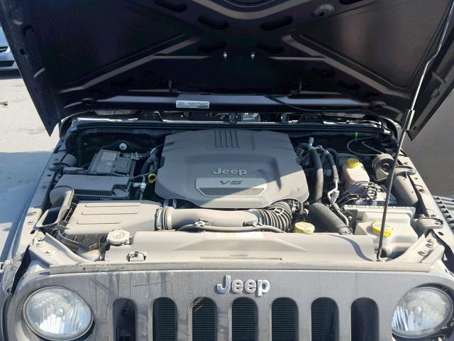 1C4AJWAG2GL141550 - 2016 JEEP WRANGLER S GRAY photo 7