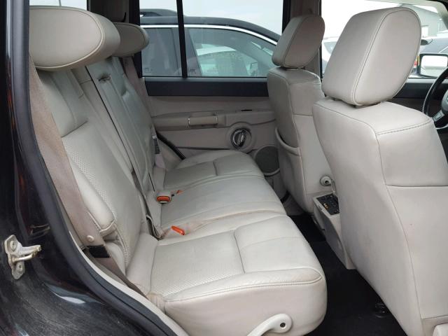 1J8HG58236C139766 - 2006 JEEP COMMANDER BLACK photo 6