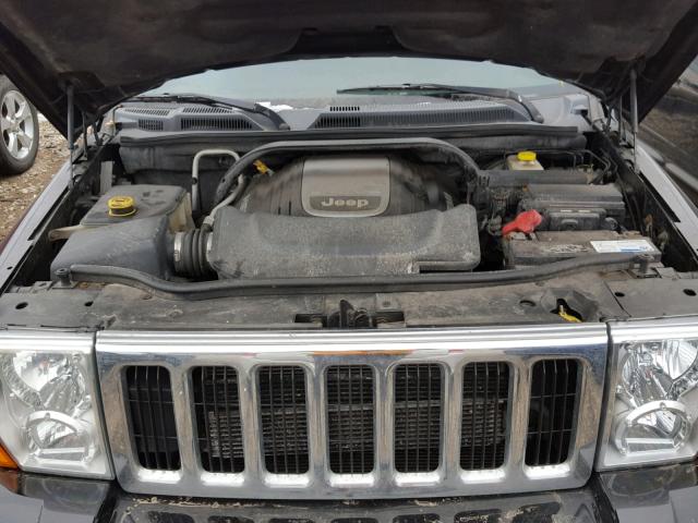 1J8HG58236C139766 - 2006 JEEP COMMANDER BLACK photo 7