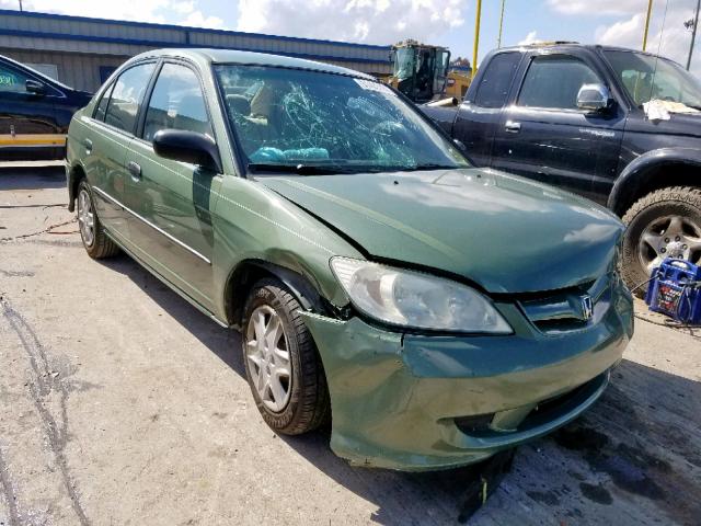 2HGES16384H603868 - 2004 HONDA CIVIC DX V GREEN photo 1