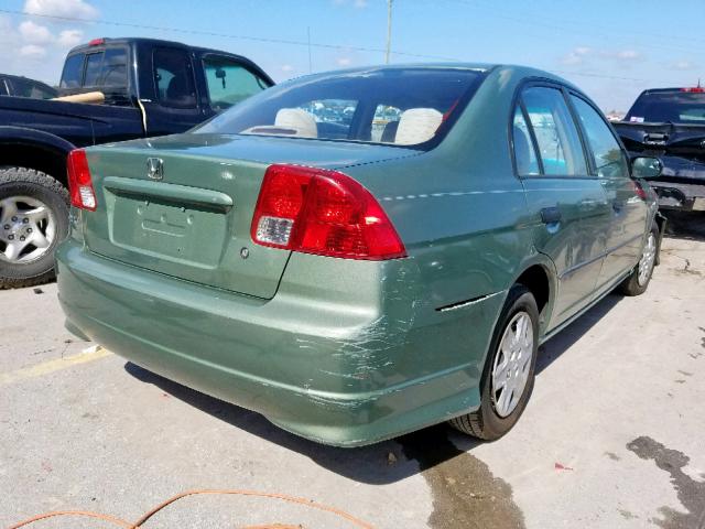 2HGES16384H603868 - 2004 HONDA CIVIC DX V GREEN photo 4