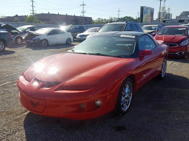 2G2FS22K3X2217649 - 1999 PONTIAC FIREBIRD RED photo 2