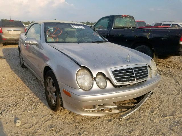 WDBLK65G82T105871 - 2002 MERCEDES-BENZ CLK 320 SILVER photo 1