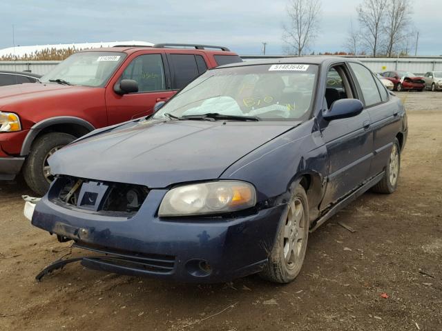 3N1AB51D95L529585 - 2005 NISSAN SENTRA SE- BLUE photo 2