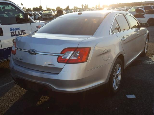 1FAHP2EW3BG139224 - 2011 FORD TAURUS SEL SILVER photo 4