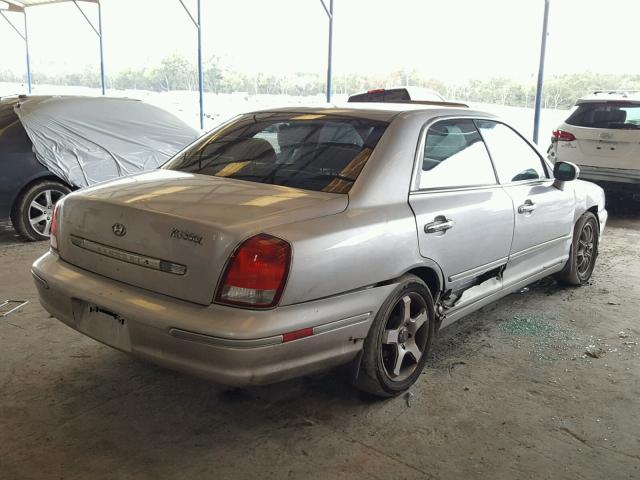 KMHFU45E32A235463 - 2002 HYUNDAI XG 350 SILVER photo 4