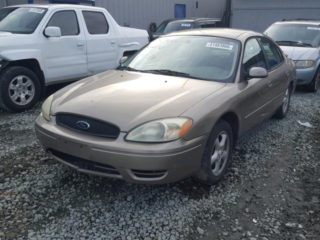 1FAFP55U54A147645 - 2004 FORD TAURUS SES TAN photo 2