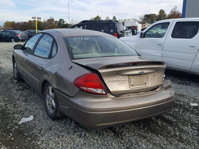 1FAFP55U54A147645 - 2004 FORD TAURUS SES TAN photo 3