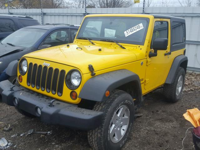 1J4AA2D14BL530693 - 2011 JEEP WRANGLER S YELLOW photo 2