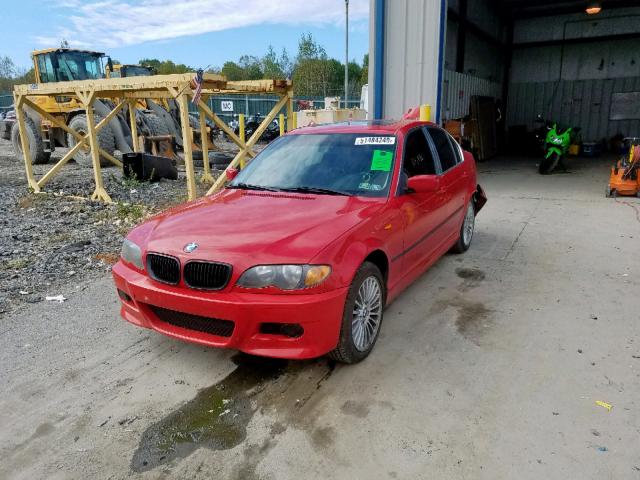 WBAEW534X5PN39124 - 2005 BMW 330 XI RED photo 2