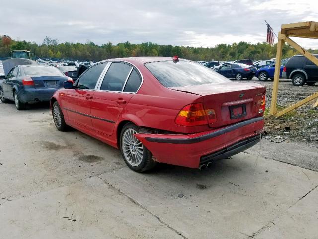 WBAEW534X5PN39124 - 2005 BMW 330 XI RED photo 3