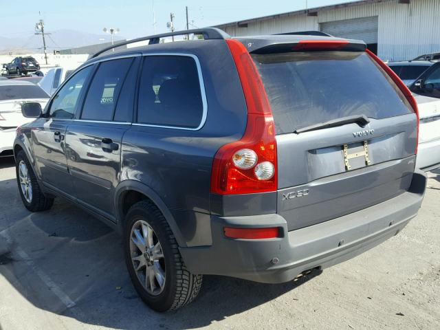 YV1CZ592251213077 - 2005 VOLVO XC90 GRAY photo 3