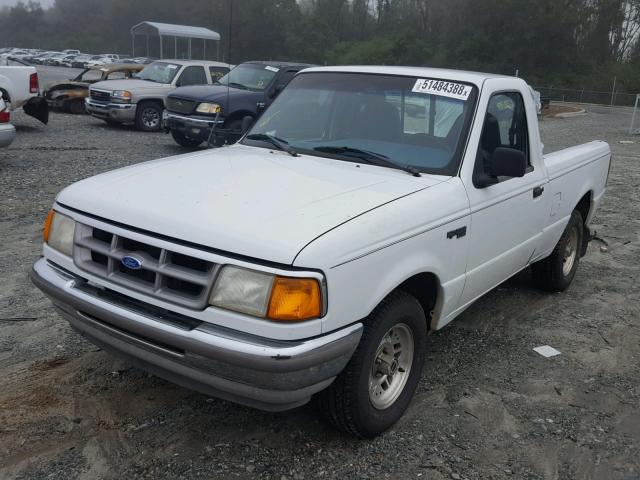 1FTCR10A1PUB81470 - 1993 FORD RANGER WHITE photo 2