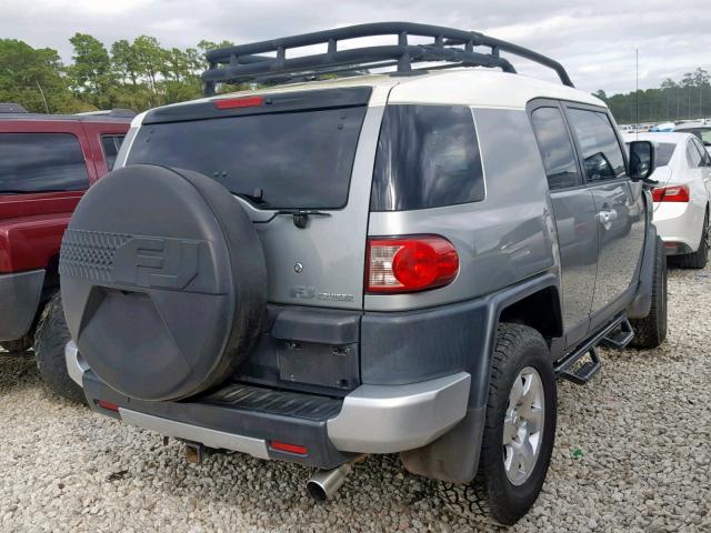 JTEBU11F39K060129 - 2009 TOYOTA FJ CRUISER GRAY photo 4