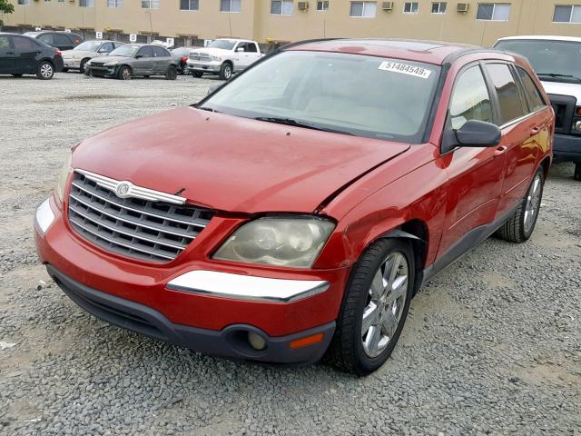 2C4GM68455R656933 - 2005 CHRYSLER PACIFICA T RED photo 2