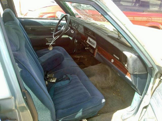 1G1BN69H1GY116849 - 1986 CHEVROLET CAPRICE CL BLUE photo 5